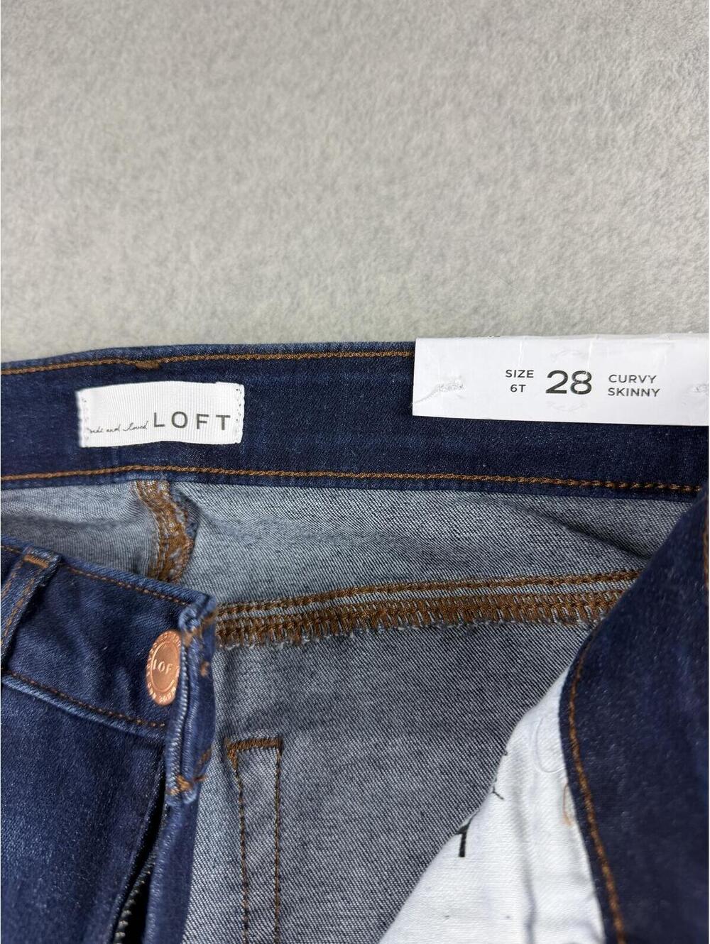 Loft slim pockets curvy‎ skinny jeans - Picture 4 of 8